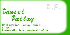 daniel pallay business card